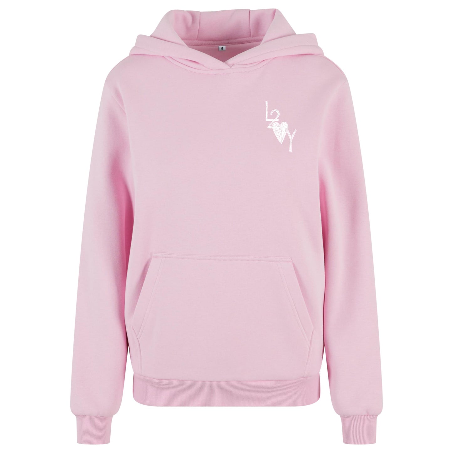 Damen Fluffy Hoodie Basic pink