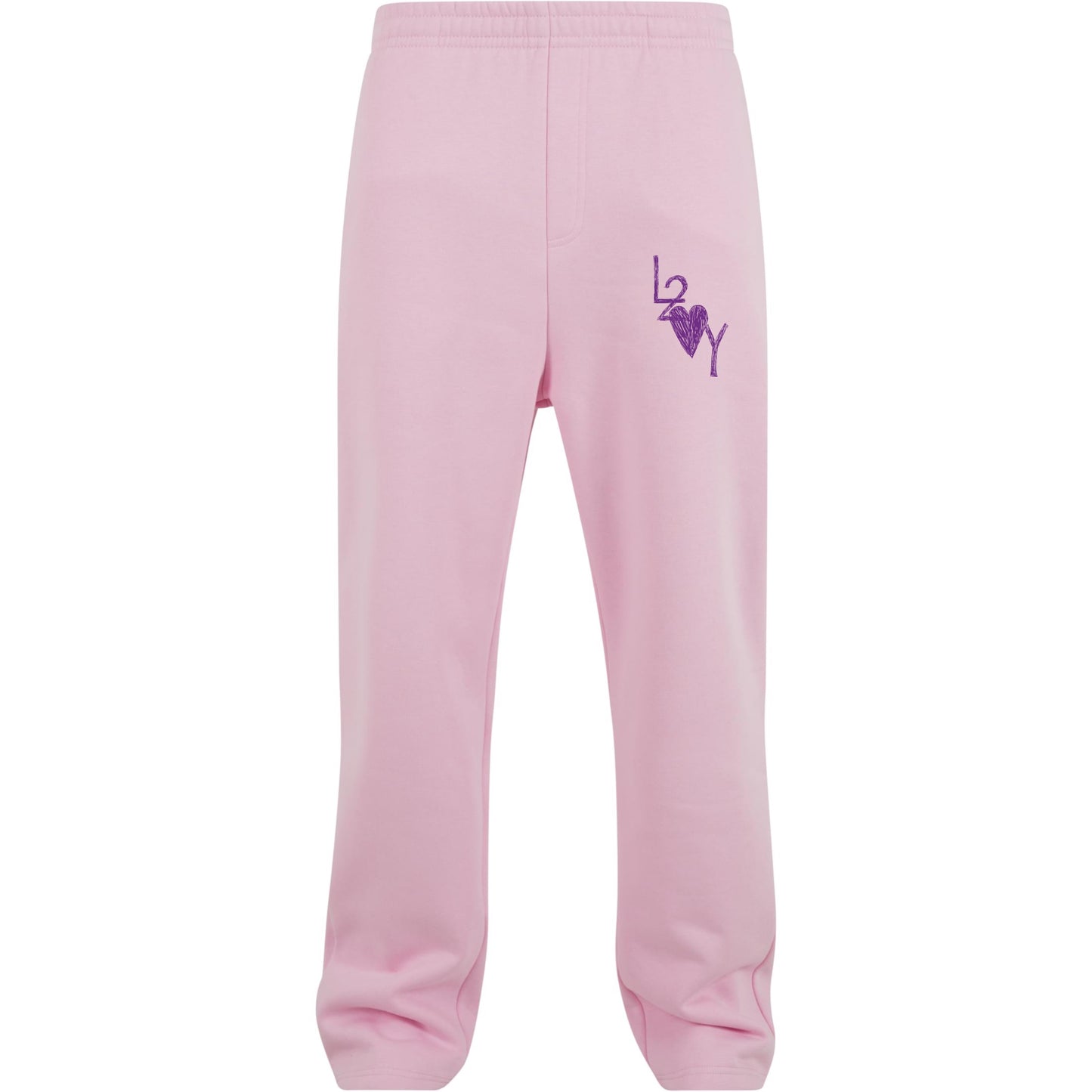 Fluffy Trackpant Basic pink