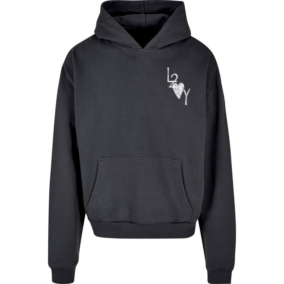 Hoodie Basic grau