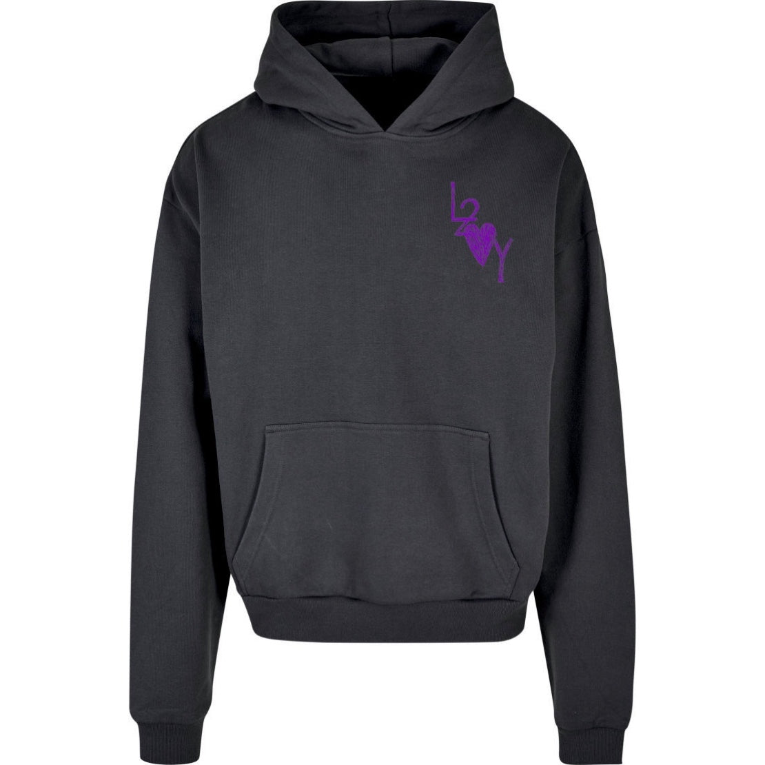 Hoodie Basic grau