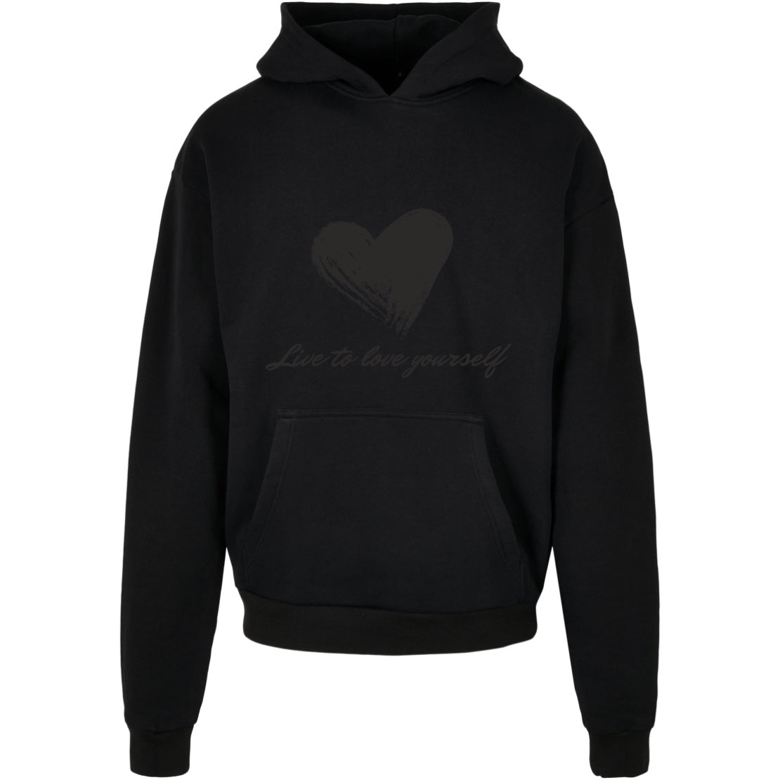 Hoodie Heart schwarz