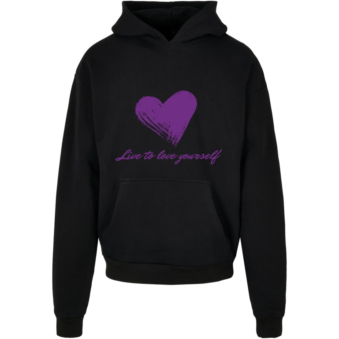 Hoodie Heart schwarz