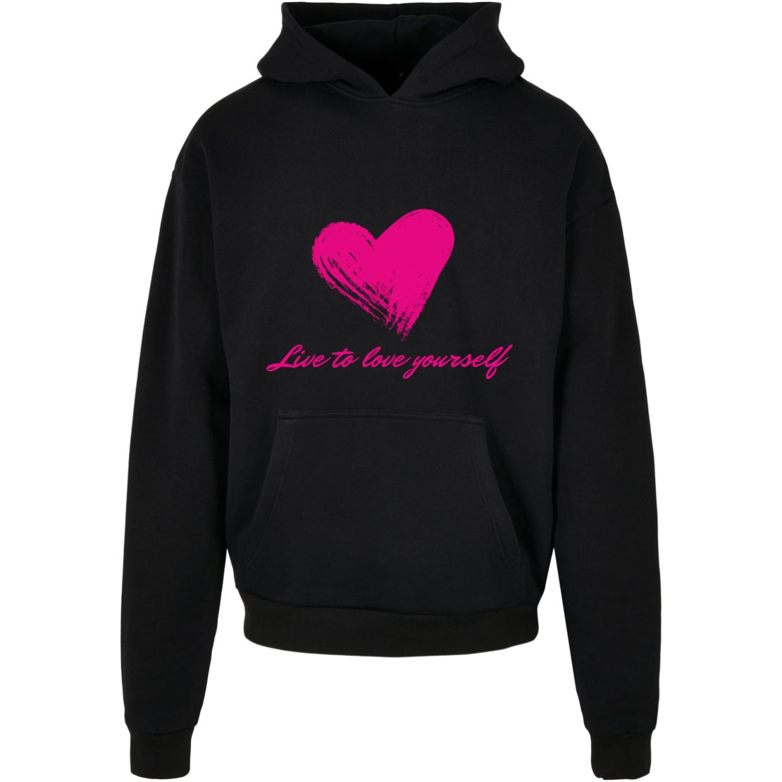 Hoodie Heart schwarz
