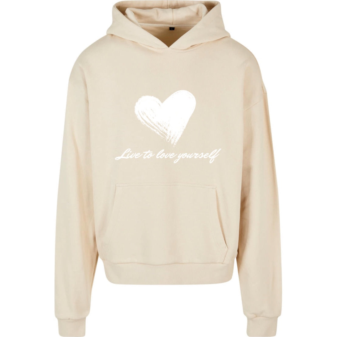 Hoodie Heart sand