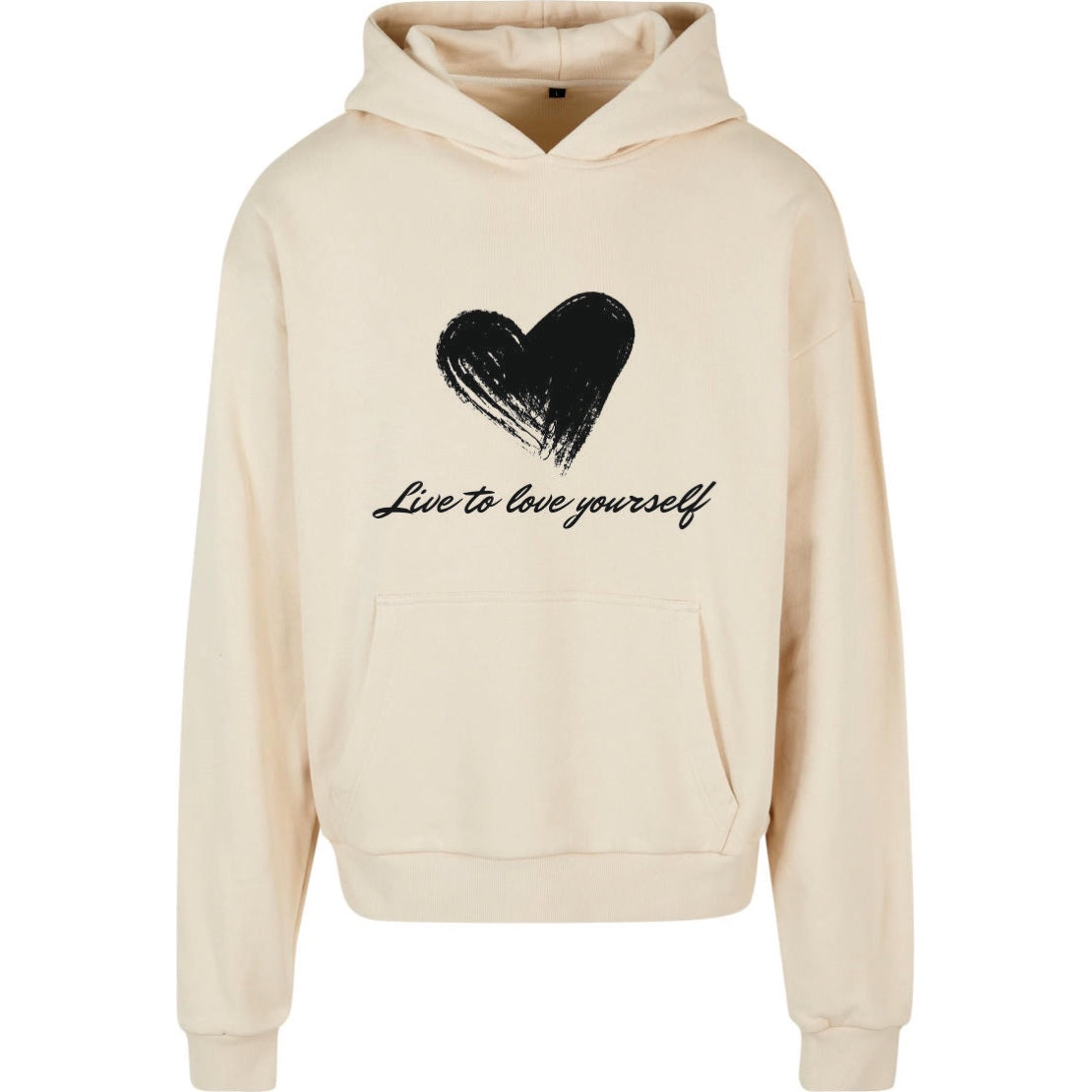 Hoodie Heart sand