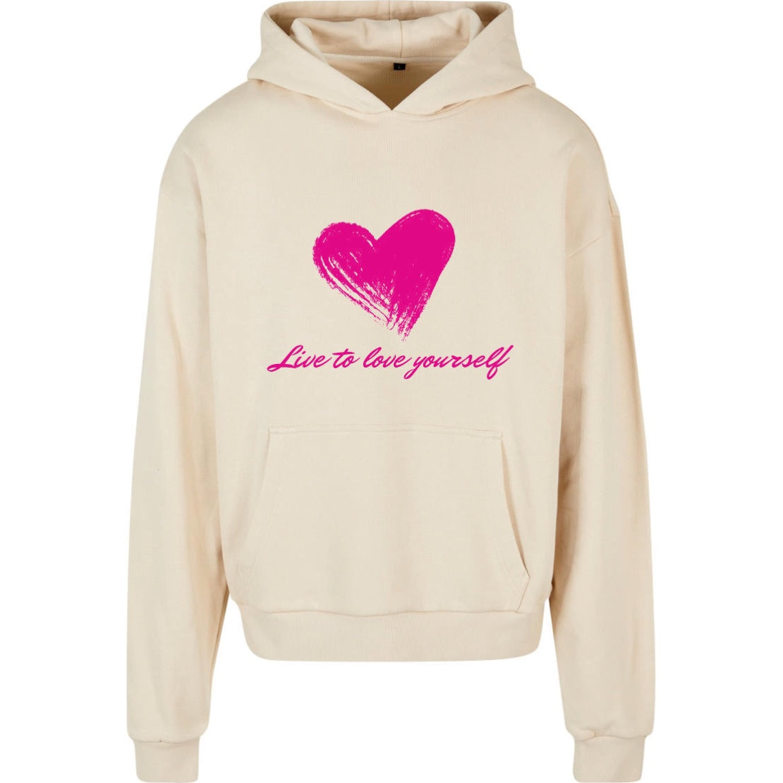 Hoodie Heart sand