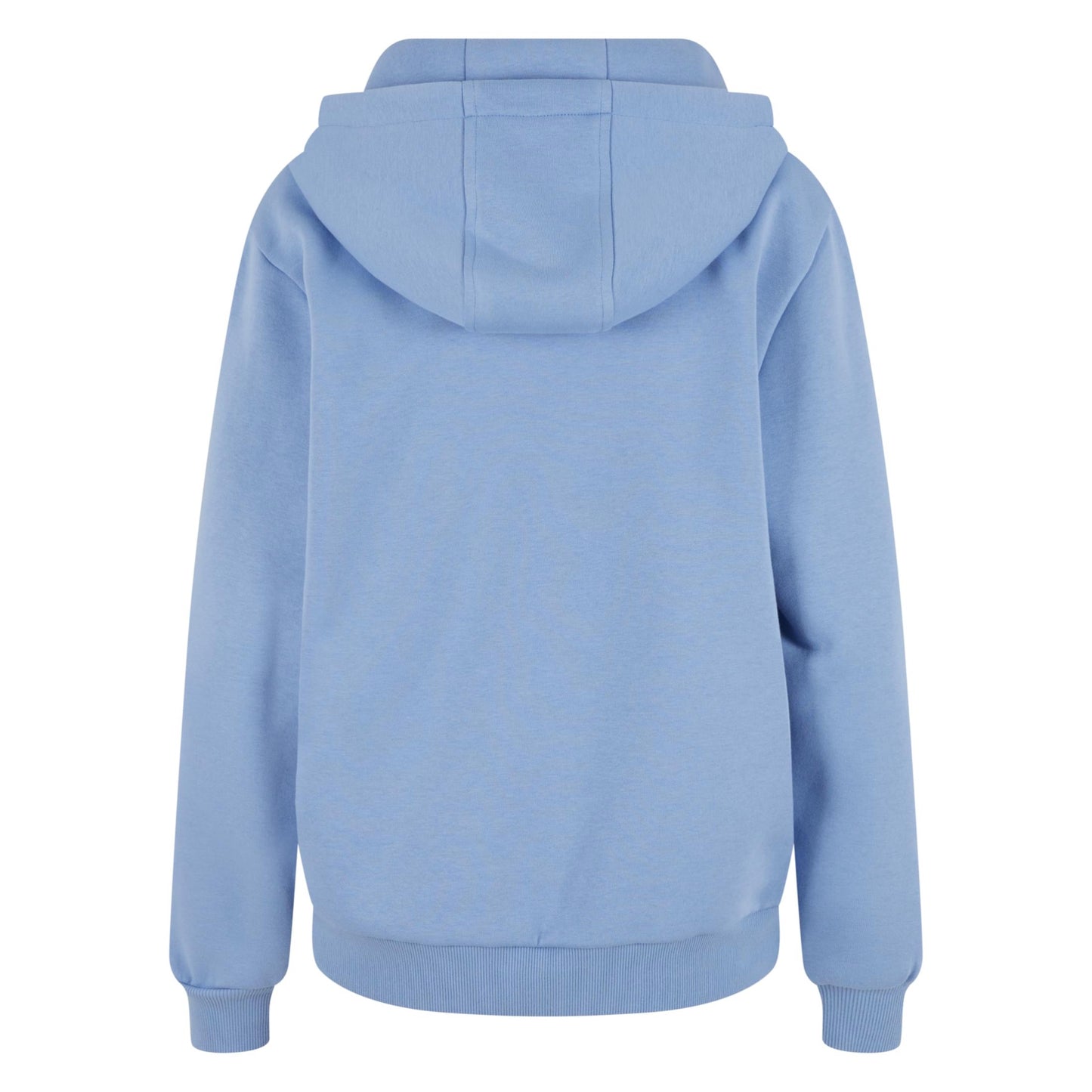 Damen Fluffy Hoodie Basic blau