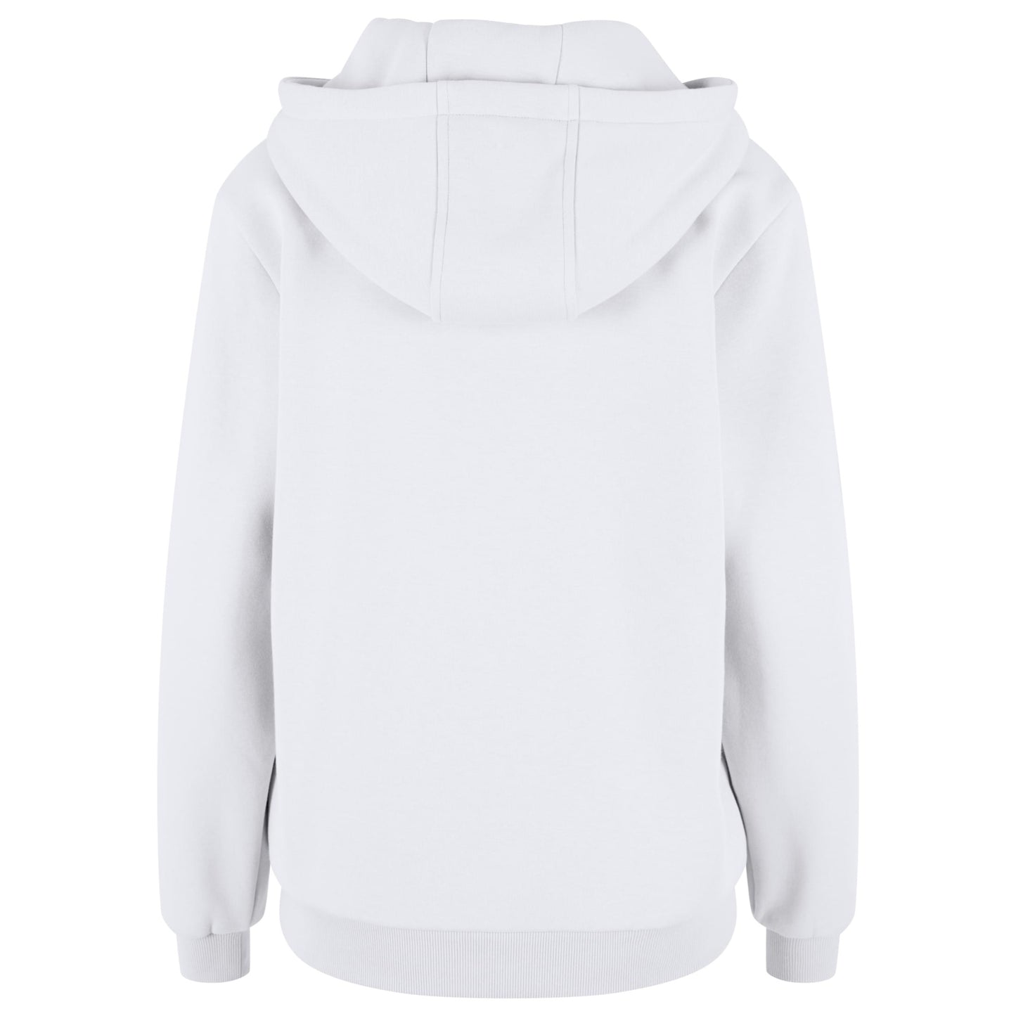 Damen Fluffy Hoodie Basic weiß