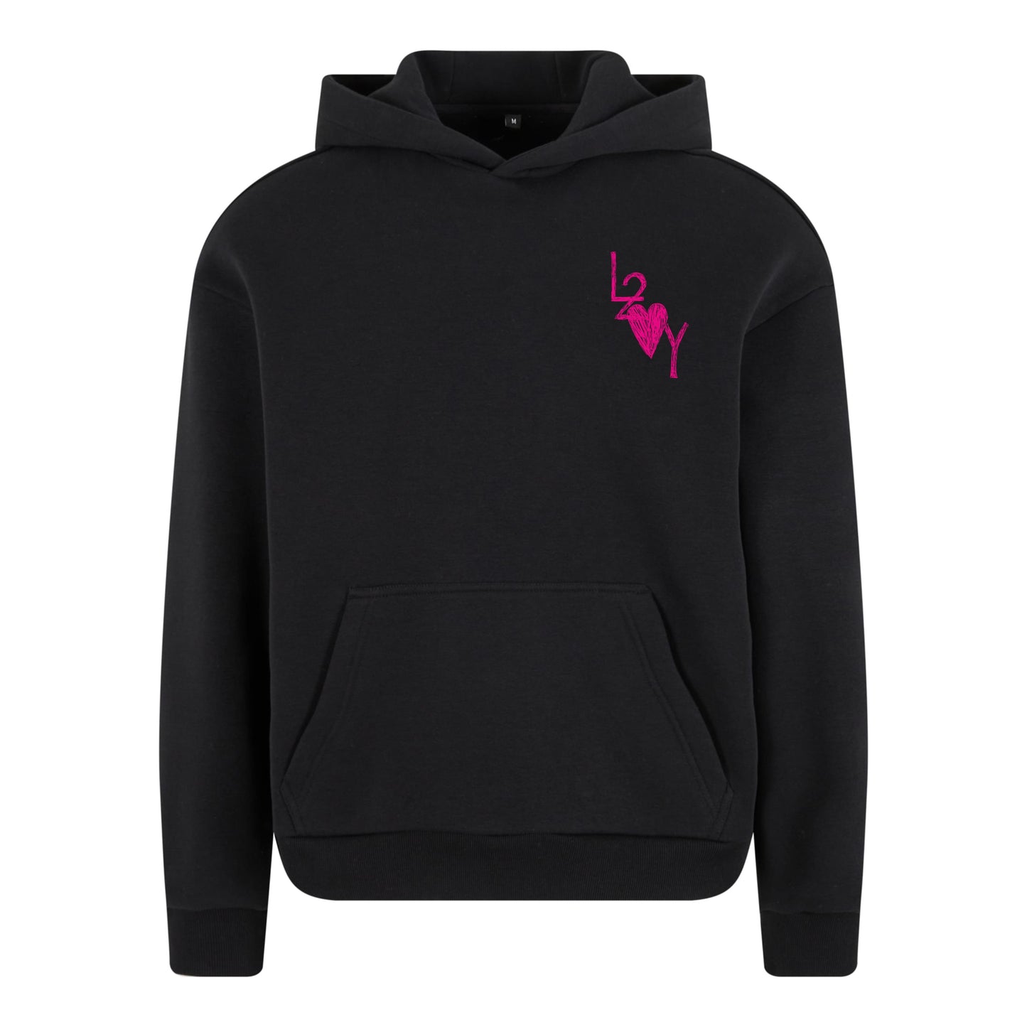 Fluffy Hoodie Basic schwarz