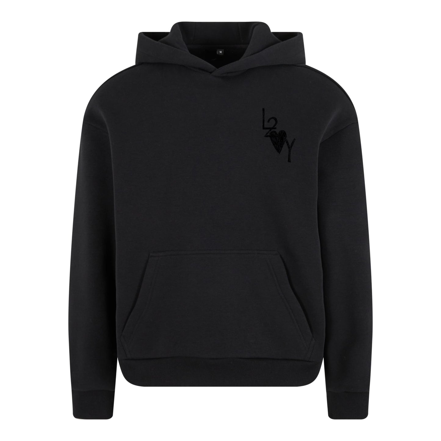 Fluffy Hoodie Basic schwarz