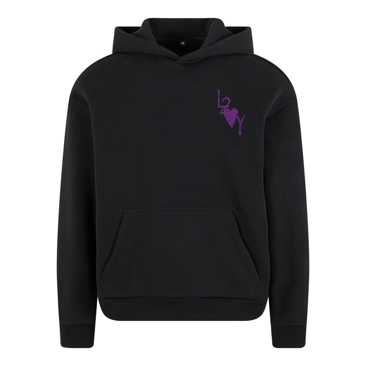 Fluffy Hoodie Basic schwarz