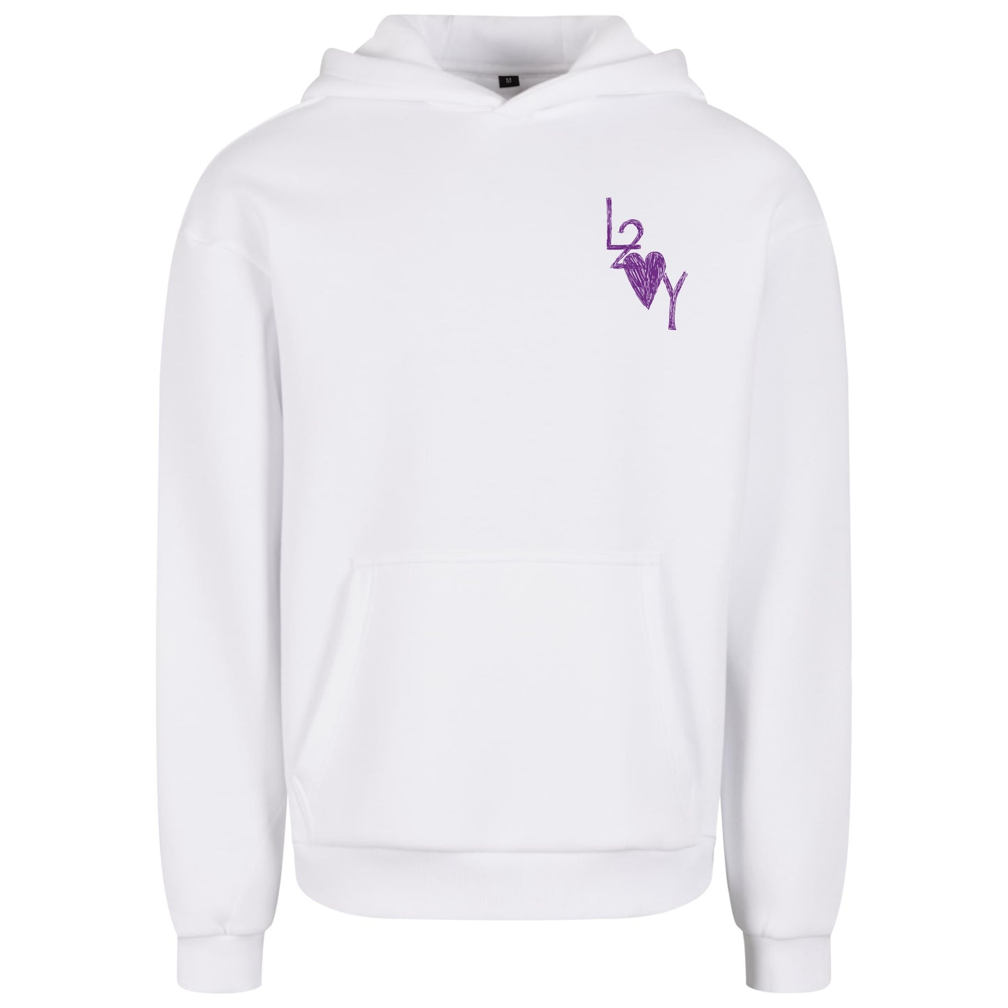 Fluffy Hoodie Basic weiß