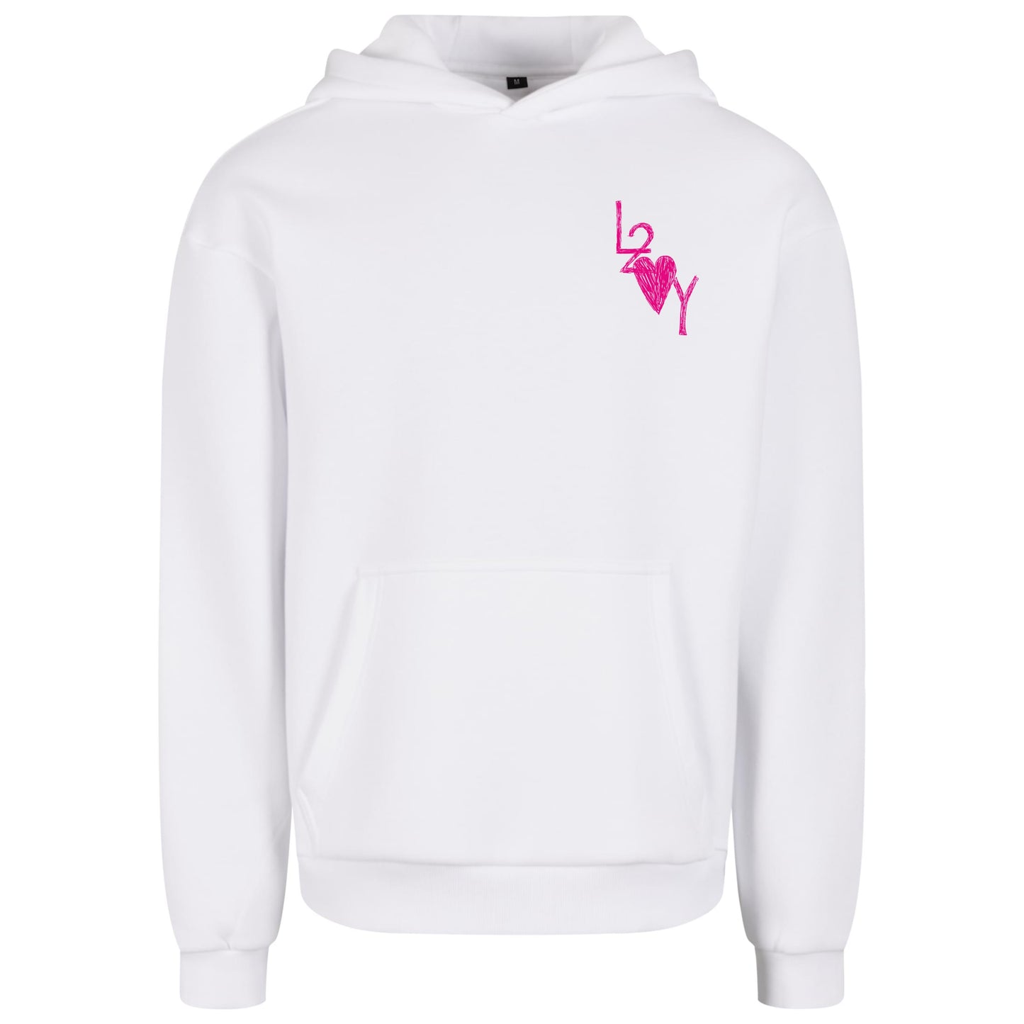 Fluffy Hoodie Basic weiß
