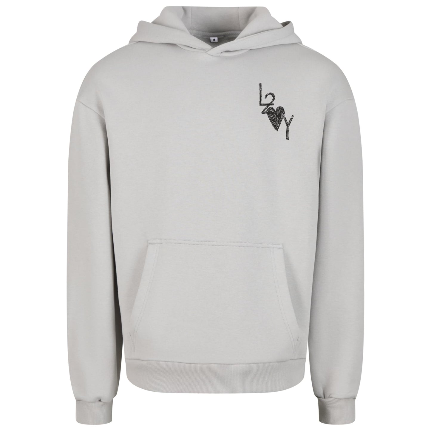 Fluffy Hoodie Basic lightasphalt