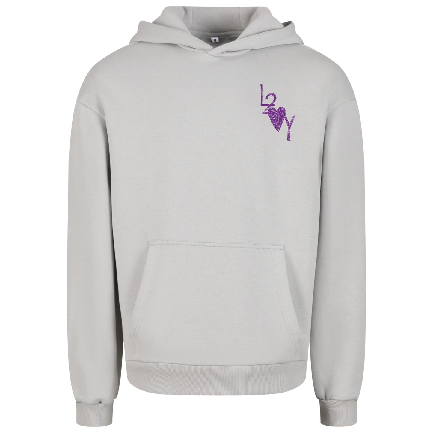 Fluffy Hoodie Basic lightasphalt