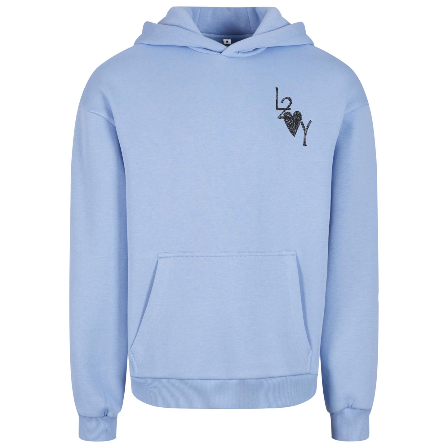 Fluffy Hoodie Basic blau
