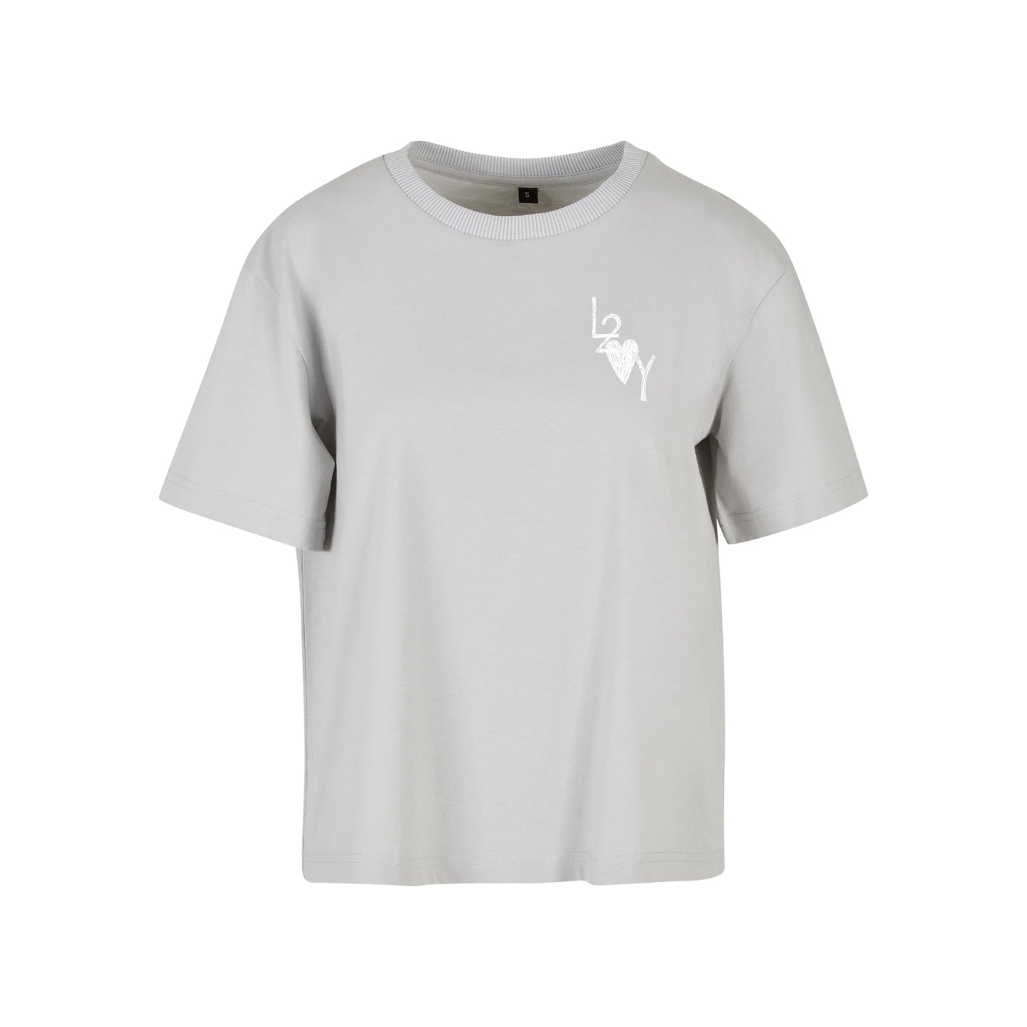 Damen Shirt Basic lightasphalt
