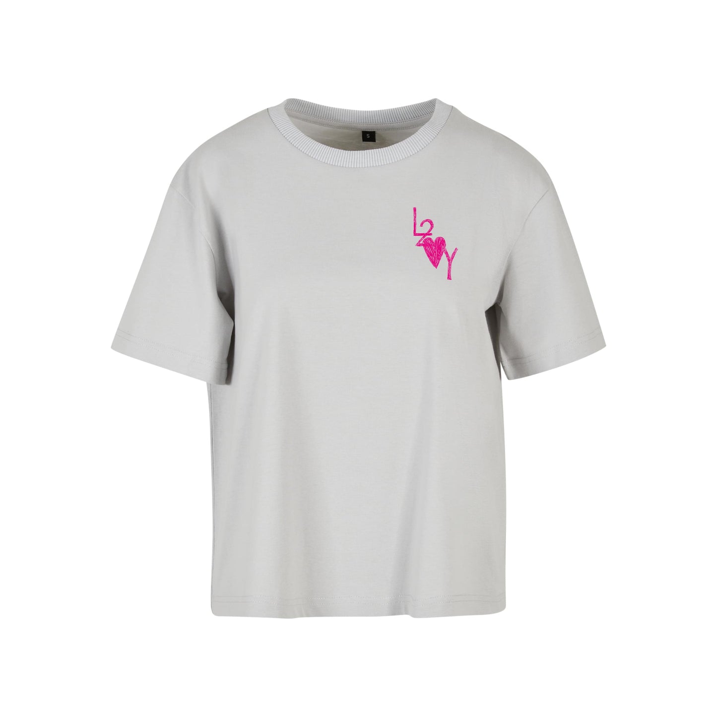 Damen Shirt Basic lightasphalt