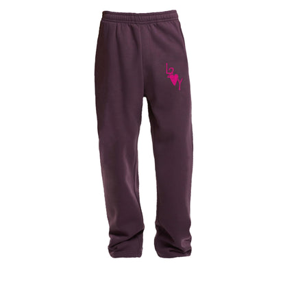 Fluffy Trackpant Basic lila