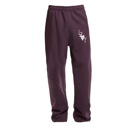 Fluffy Trackpant Basic lila