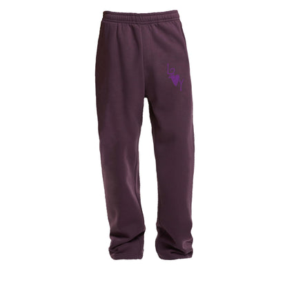 Fluffy Trackpant Basic lila