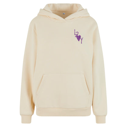 Damen Fluffy Hoodie Basic sand