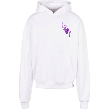 Hoodie Basic weiß