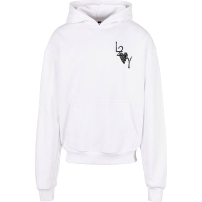 Hoodie Basic weiß