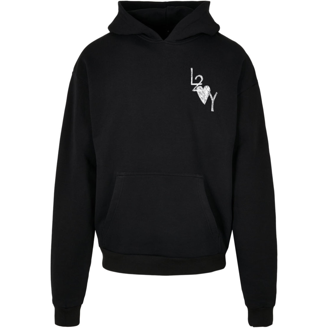 Hoodie Basic schwarz