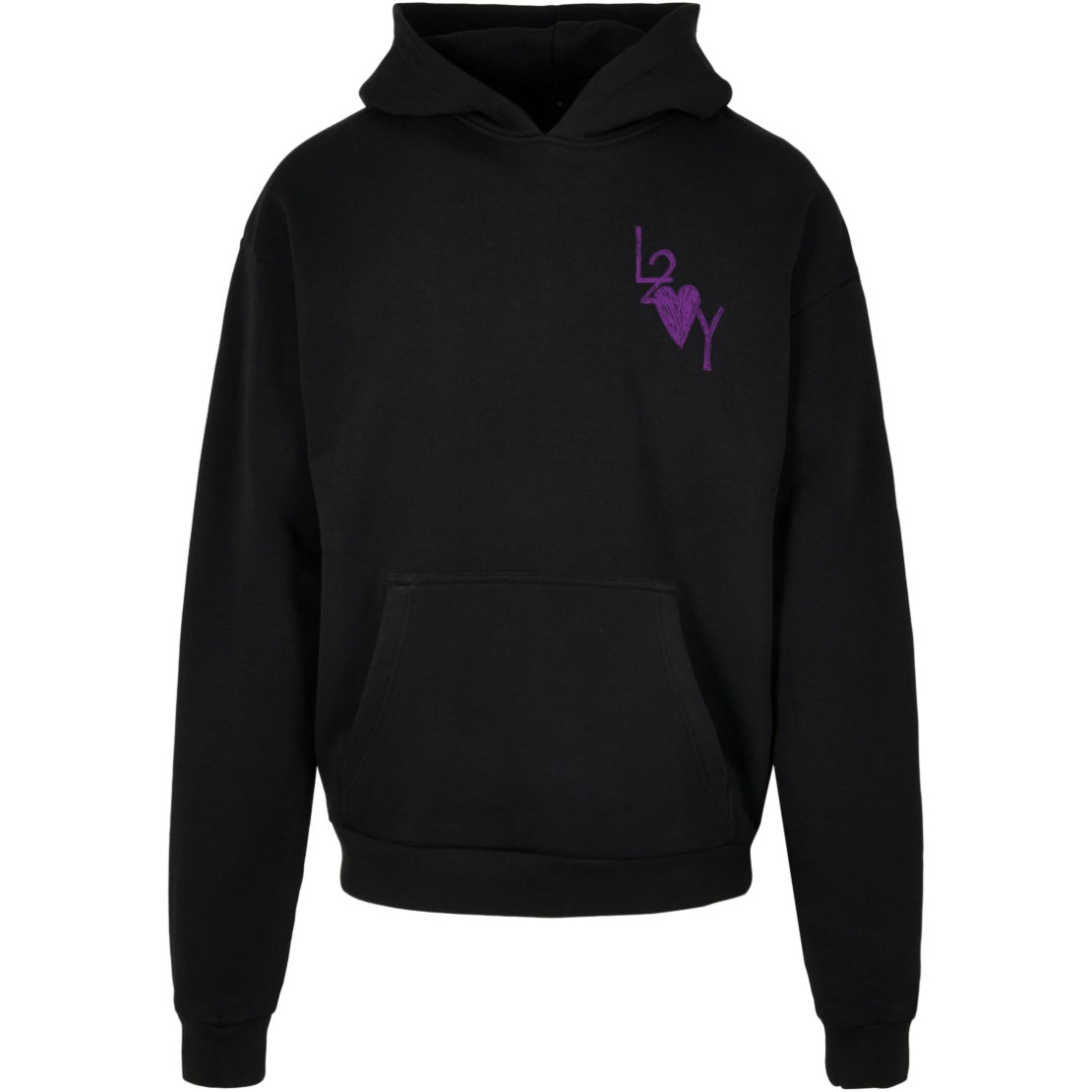 Hoodie Basic schwarz
