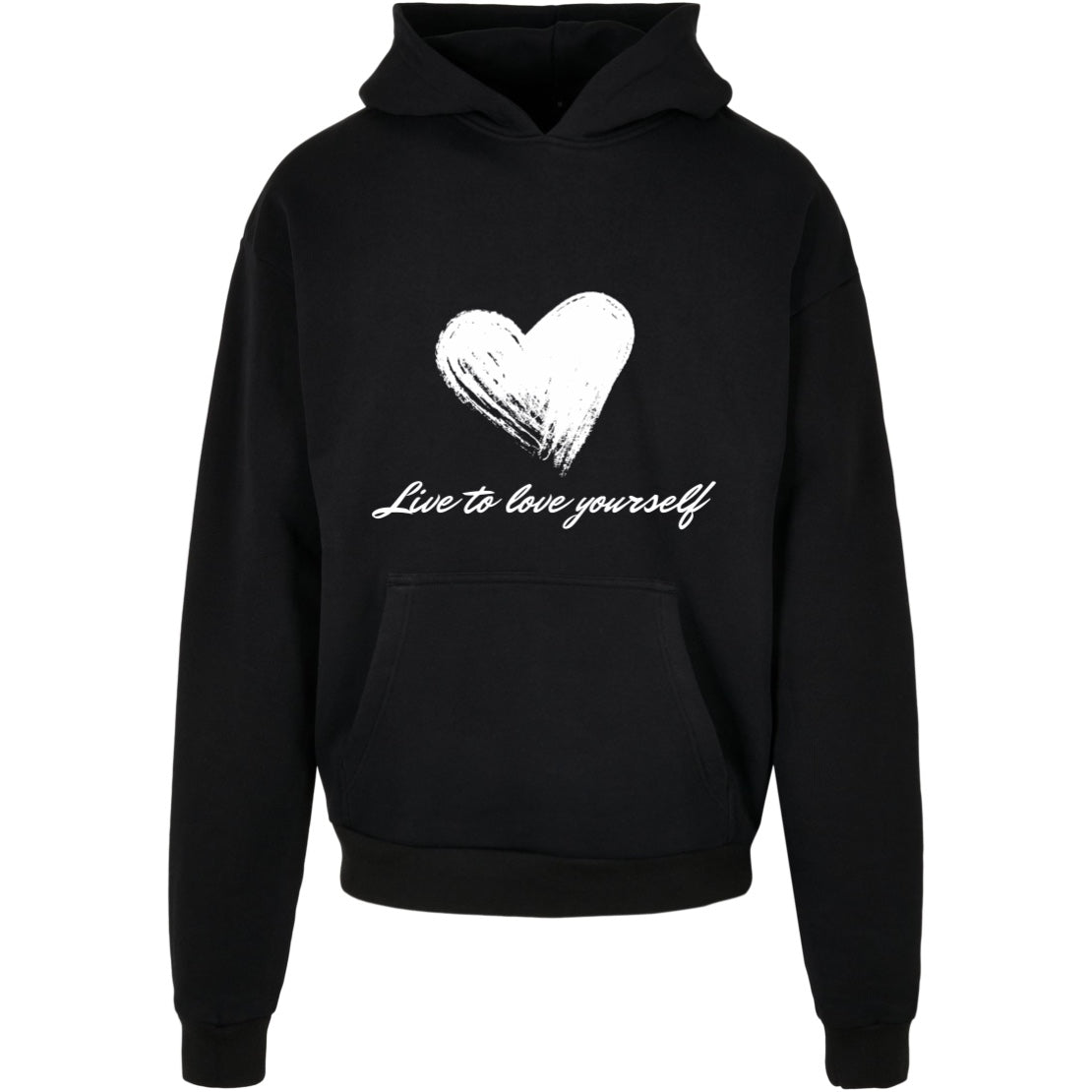 Hoodie Heart schwarz