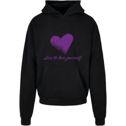 Hoodie Heart schwarz
