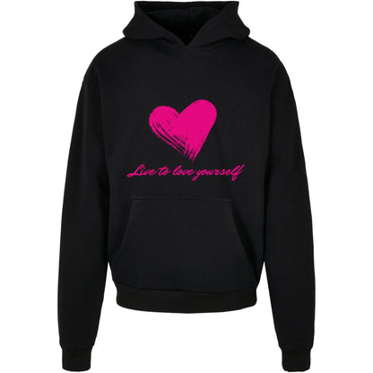 Hoodie Heart schwarz