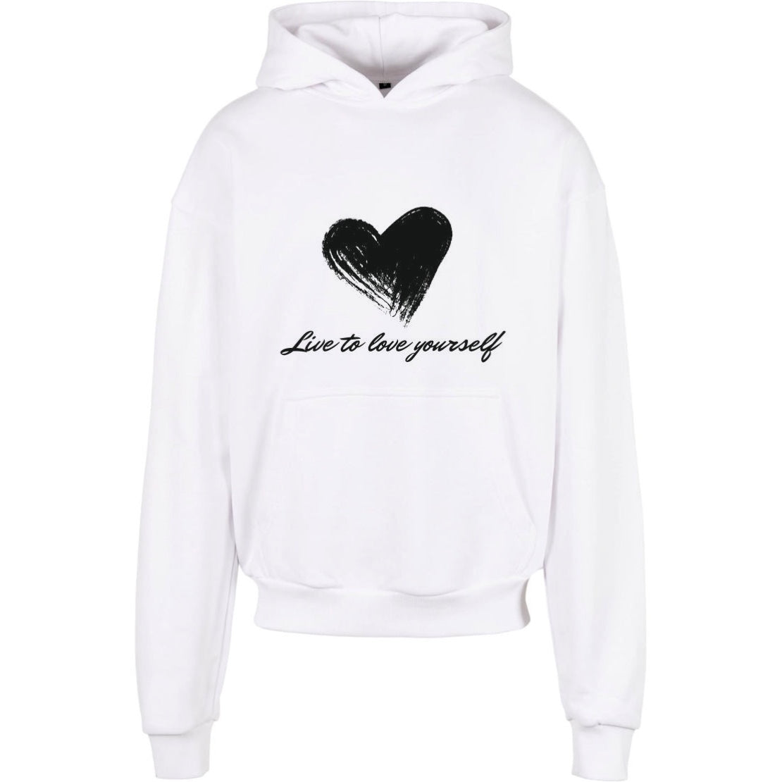 Hoodie Heart weiß