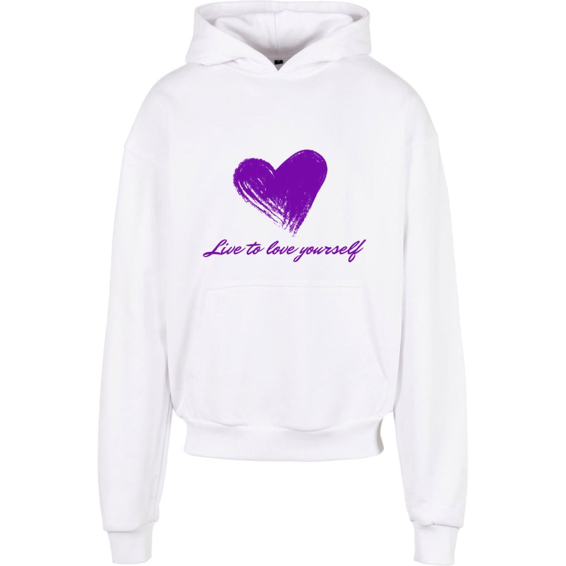 Hoodie Heart weiß