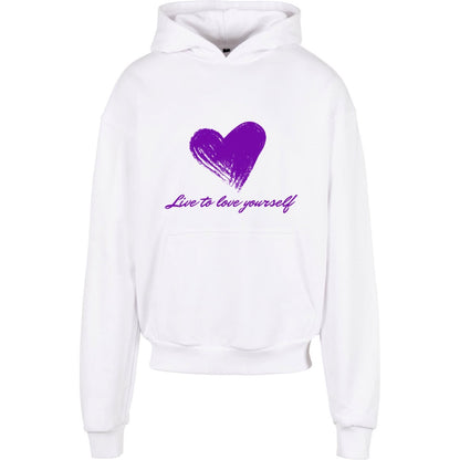 Hoodie Heart weiß