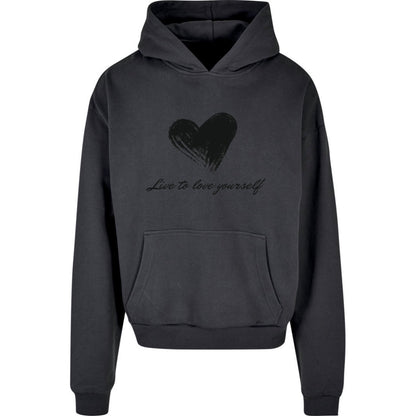 Hoodie Heart grau