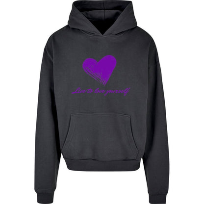 Hoodie Heart grau