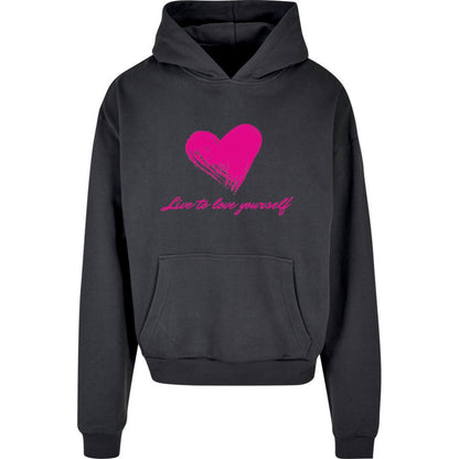 Hoodie Heart grau