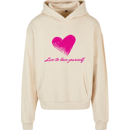 Hoodie Heart sand