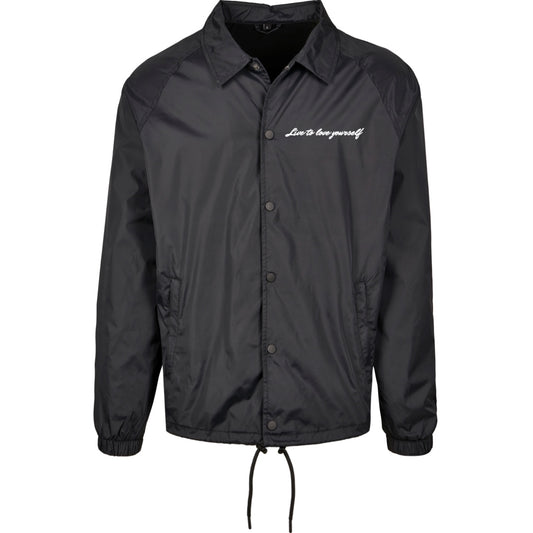 Jacke live to love yourself schwarz