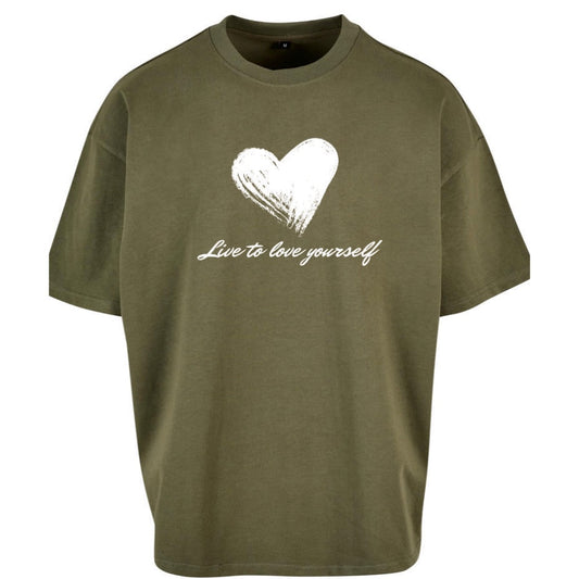 Shirt Heart olive