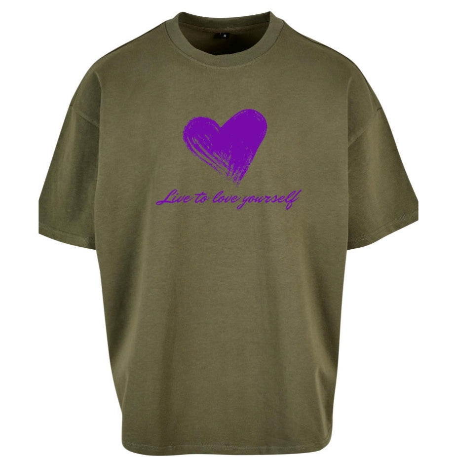Shirt Heart olive