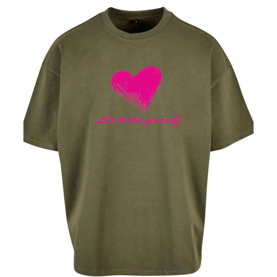 Shirt Heart olive