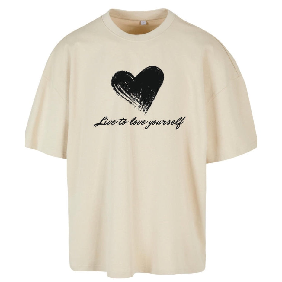 Shirt Heart sand