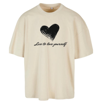 Shirt Heart sand