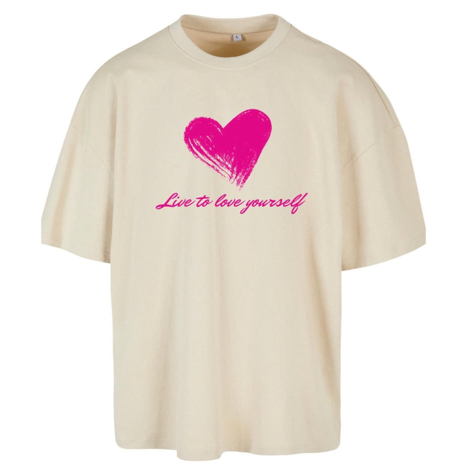 Shirt Heart sand