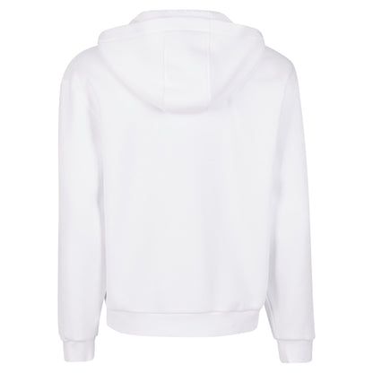 Fluffy Zip Hoodie Basic weiß