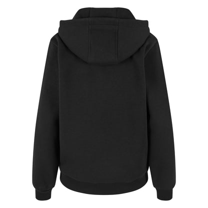 Damen Fluffy Hoodie Basic schwarz