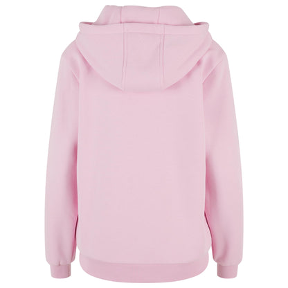 Damen Fluffy Hoodie Basic pink